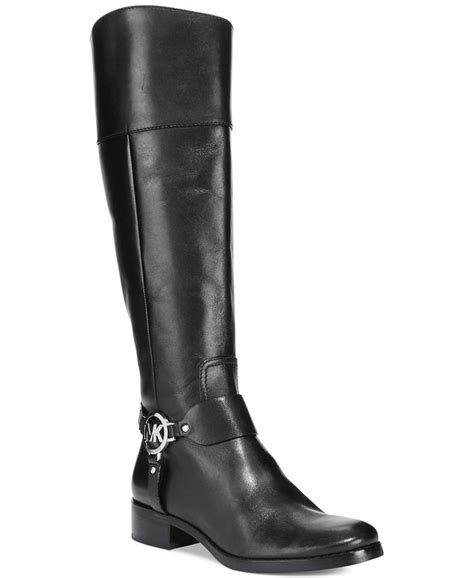 michael kors fulton harness wide calf boots|Fulton Leather Riding Boot .